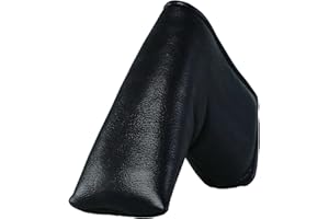 Golf Club Covers – Premium Leather Driver Headcover, Fairway Wood, 3 Wood, Hybrid, Fits Mallet Blade Putter Head Covers