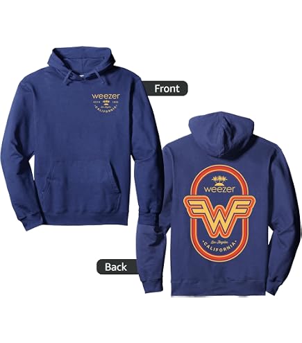 Amazon.com: Weezer - Blue Album Cover Pullover Hoodie : Clothing