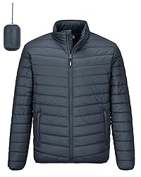 Outdoor Ventures Men's Lightweight Packable Puffer