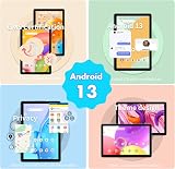 PRITOM P30H 10 Inch Android 13 Tablet 8GB 128GB Octa Core WiFi 6 Grey view 2