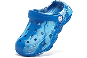 HOBIBEAR Boys and Girls Classic Graphic Garden Clogs Slip on Sandals Water Shoes(Toddler/Little Kids/Big Kids)