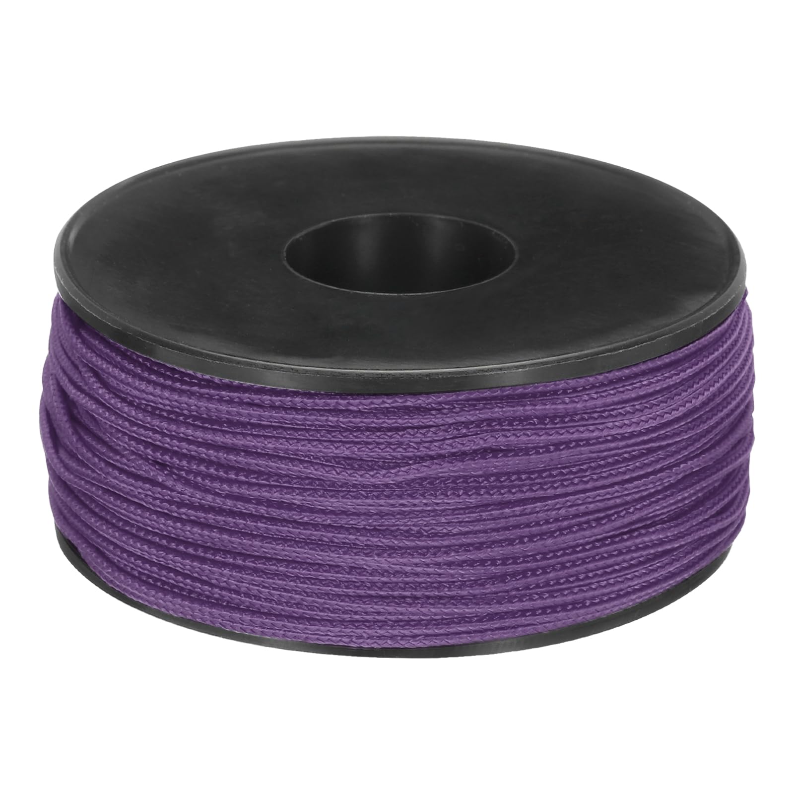Rebower Micro Paracord 1.18mm x 164 Feet Rope 100 LB Polyester Braided Strong String Spool [for Hiking, Exercise, Tent, DIY Project] - Purple