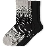 HUE womens Crew Length Boot Socks, 2 Pair Pack