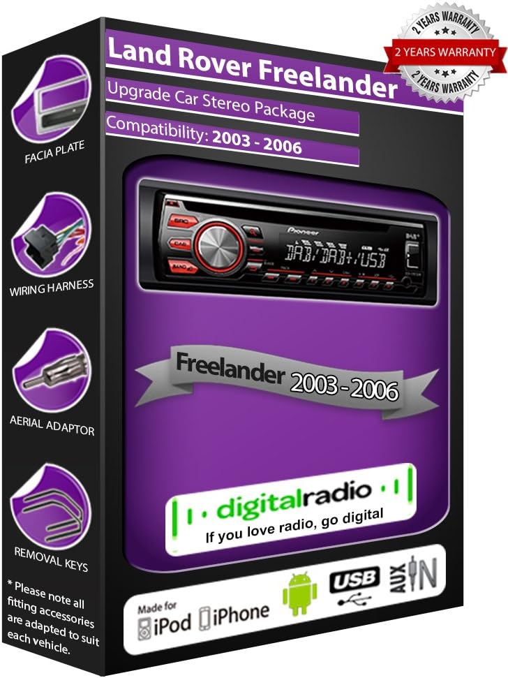 Pioneer Freelander DAB radio CD stereo DEH4700DAB + Amazon.co.uk