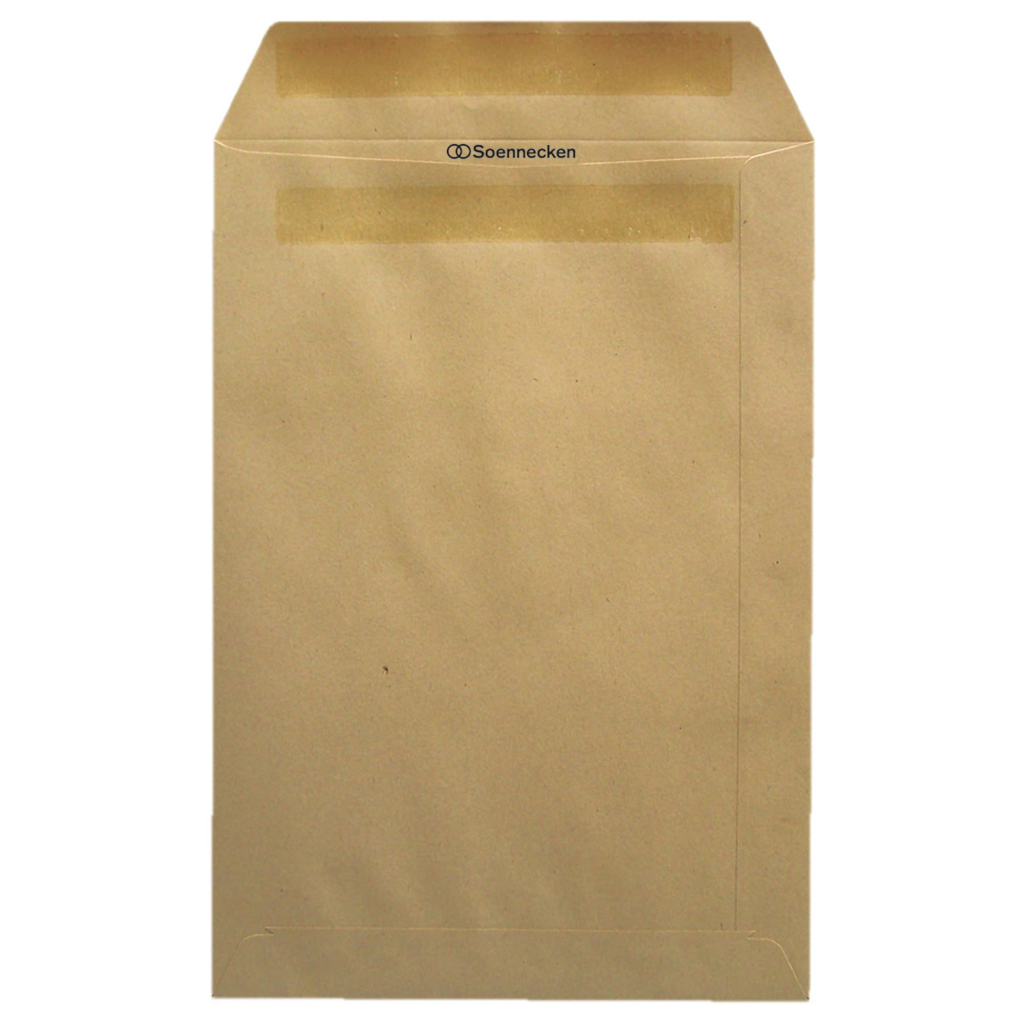 Soennecken Envelopes DIN C4 with Self-Adhesive 90 g/m² Natural Brown Pack of 25