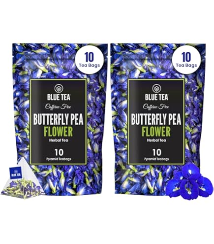 Amazon.com : BLUE TEA - Butterfly Pea Flower Tea - 0.35 Oz - Pack