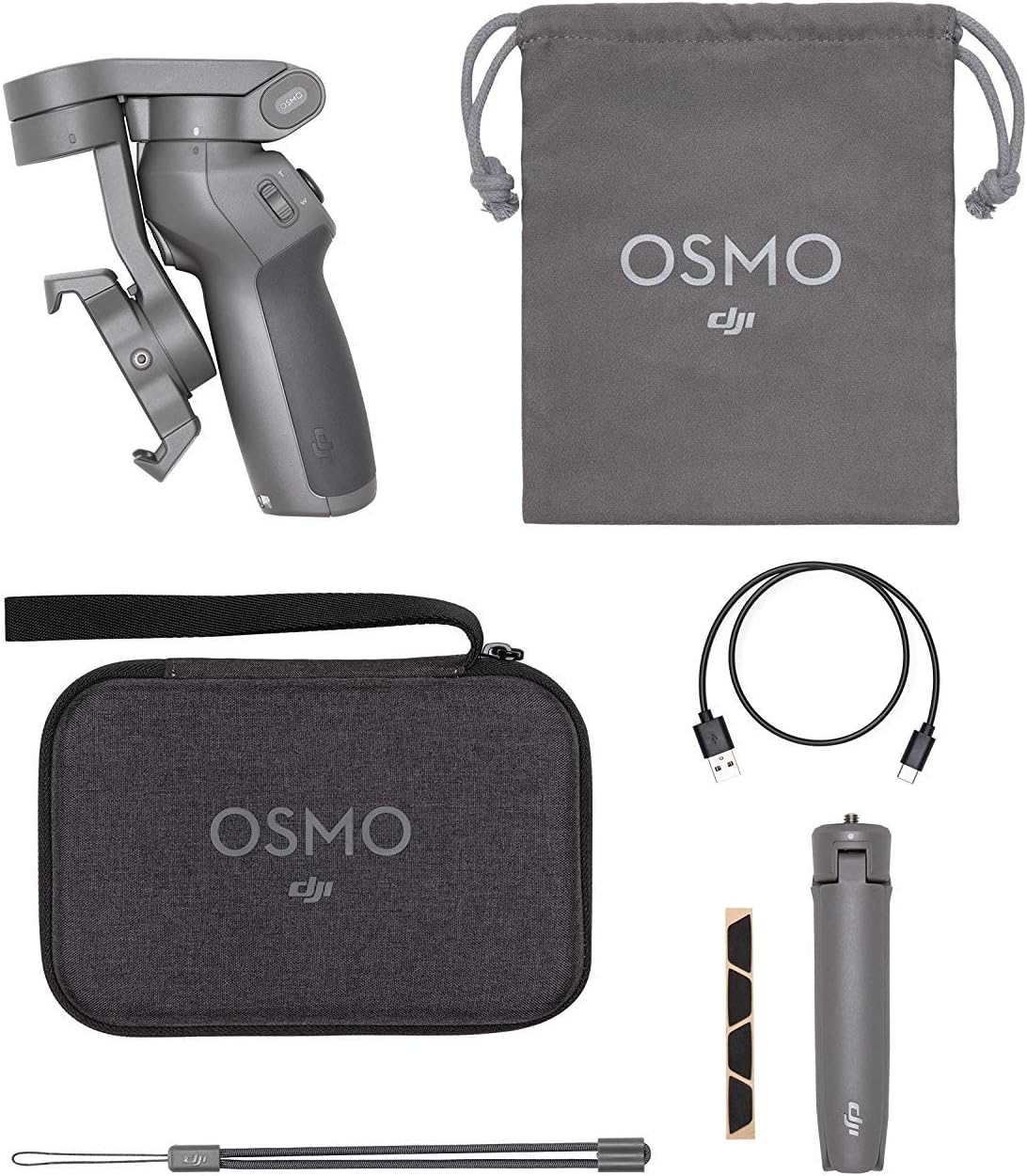 DJI Osmo Mobile 3 Combo - 3-Axis Smartphone Gimbal Handheld Stabilizer Vlog Youtuber Live Video for iPhone Android : Camera & Photo