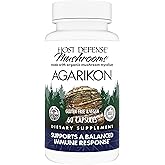Host Defense Agarikon Capsules - Immune System Support Supplement - Mushroom Supplement to Aid Immune Functions & Cell Strength - Herbal Dietary Supplement - 60 Capsules (60 Servings)*