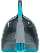 Beldray LA049254 Dustpan and Brush Set Grey Blue Ergonomic Handle view 8