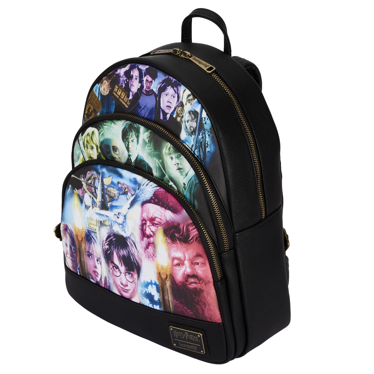 Loungefly Harry Potter Trilogy Triple Pocket MINI Backpack