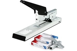 IMLIKE Heavy Duty Stapler with 2000 Staples: 100 Sheets High Capacity Manual Office Stapler, Metal,Jam Free,for Paper Binding, Include 23/8 & 23/13 Staples Each 1000PCS