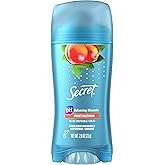 Secret Invisible Solid Antiperspirant and Deodorant, Sweet Nectarine Scent, 2.6 oz
