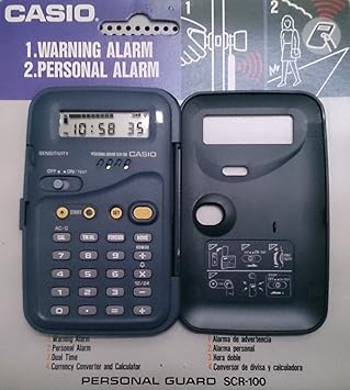 Taschenrechner Casio SCR 100 – Konverter Währung – Wecker Alarm Personal