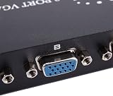 Keavenoy 2 Pack 2 Port VGA Switch 2 In 1 Out 1920x1440 Video Sharing Switcher view 8