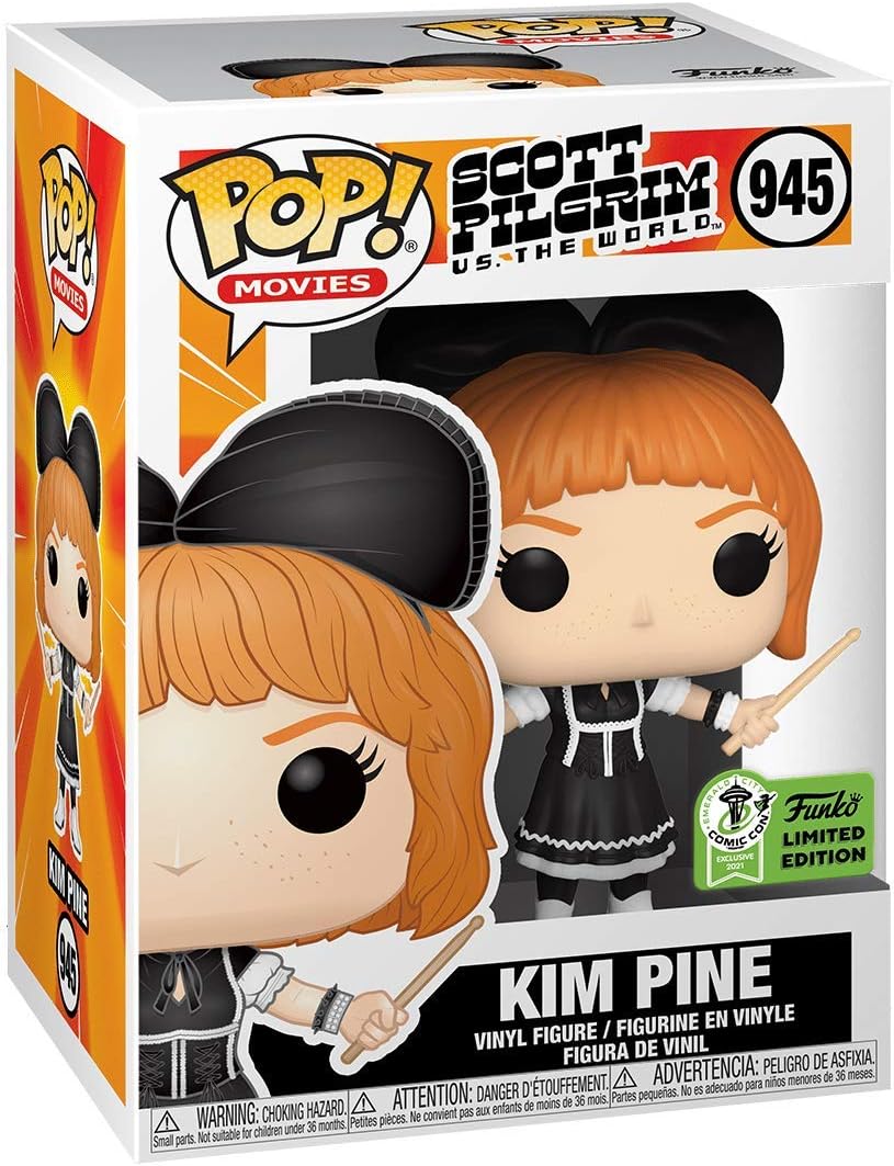 POP! Scott Pilgrim vs. The World 945 Kim Pine (Emerald City Comic Con 2021), Brown - Image 5