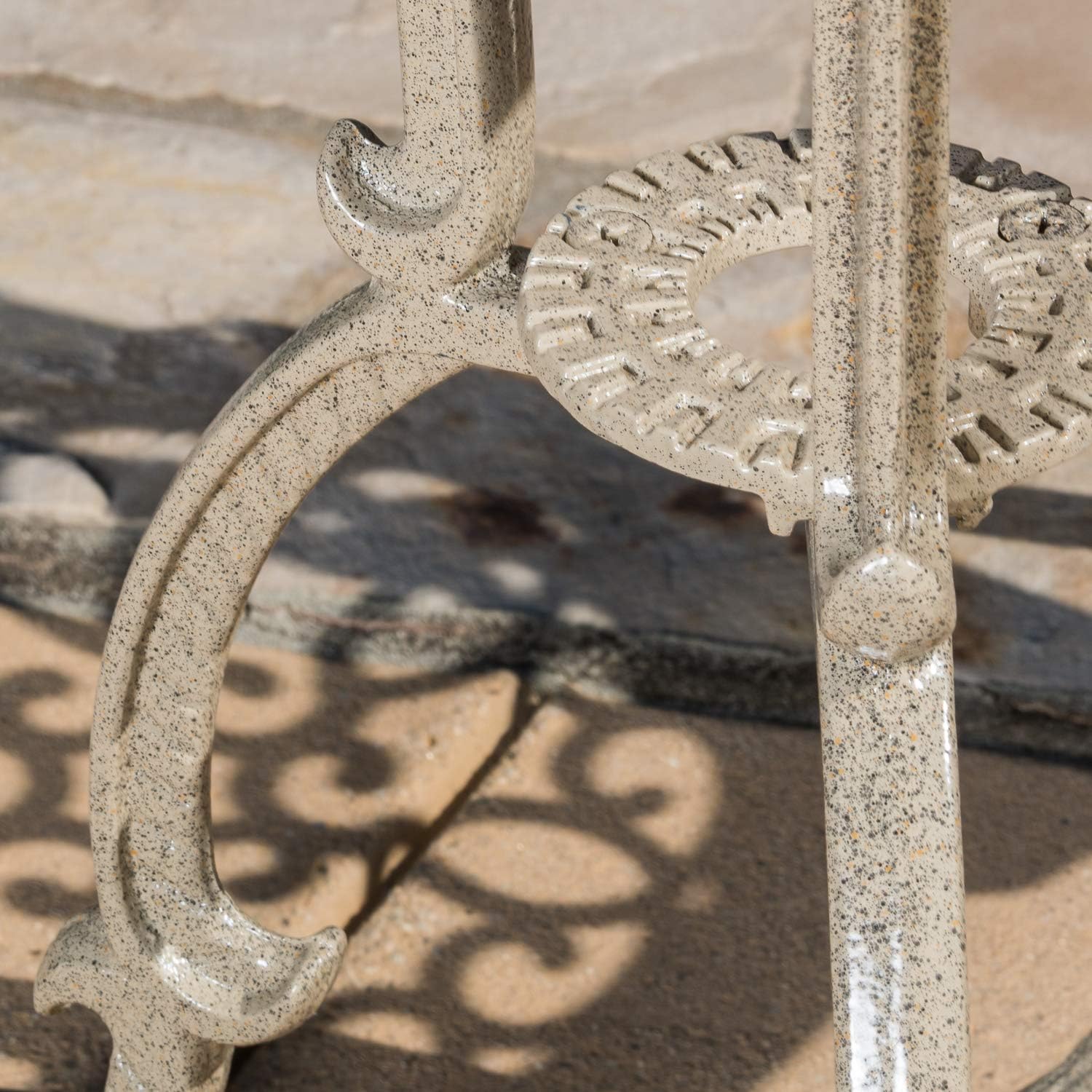 Christopher Knight Home Charleston Metal Bistro Set, Sand: Garden & Outdoor