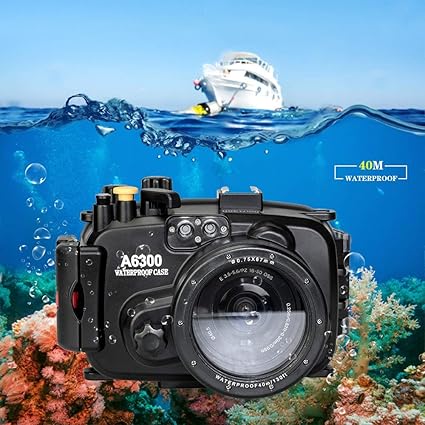 Amazon Sea Frogs 40m 130ft 水中カメラケース ソニー Sony A6300 防水ケース 防水ハウジング 保護ケース 防水プロテクター 水中撮影用 国際防水等級ipx8 フィルター付き ハウジングケース 通販