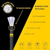 BROTREE Bungee Cords with Balls 10pk 12.5cm Heavy Duty Tarpaulin Ties Black view 3