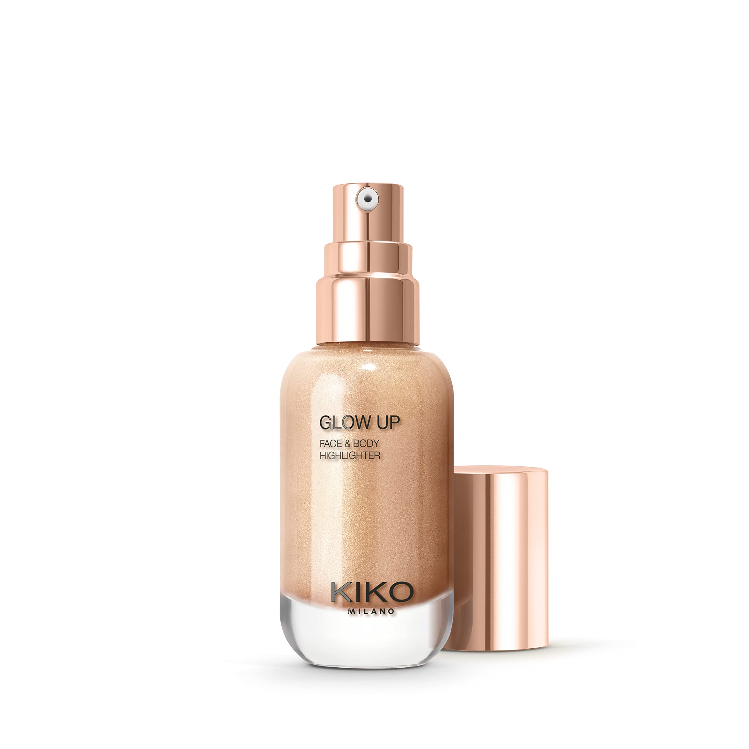 Photo 1 of KIKO Milano Glow Up Face And Body Highlighter 01 | Transfer-proof Liquid Highlighter With A Metallic Finish
