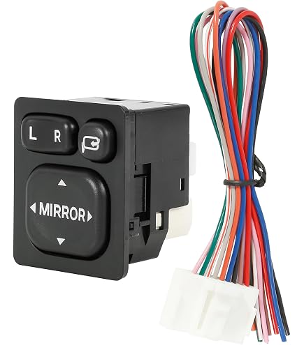 Amazon.com: uxcell Rear View Power Mirror Switch Folding Fit for