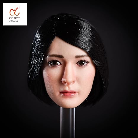Amazon Co Jp 1 6 フィギュア 用 アクセサリー フィメール アジアン美人女性 ヘッド ショットヘア ビキニ付 ホビー 通販