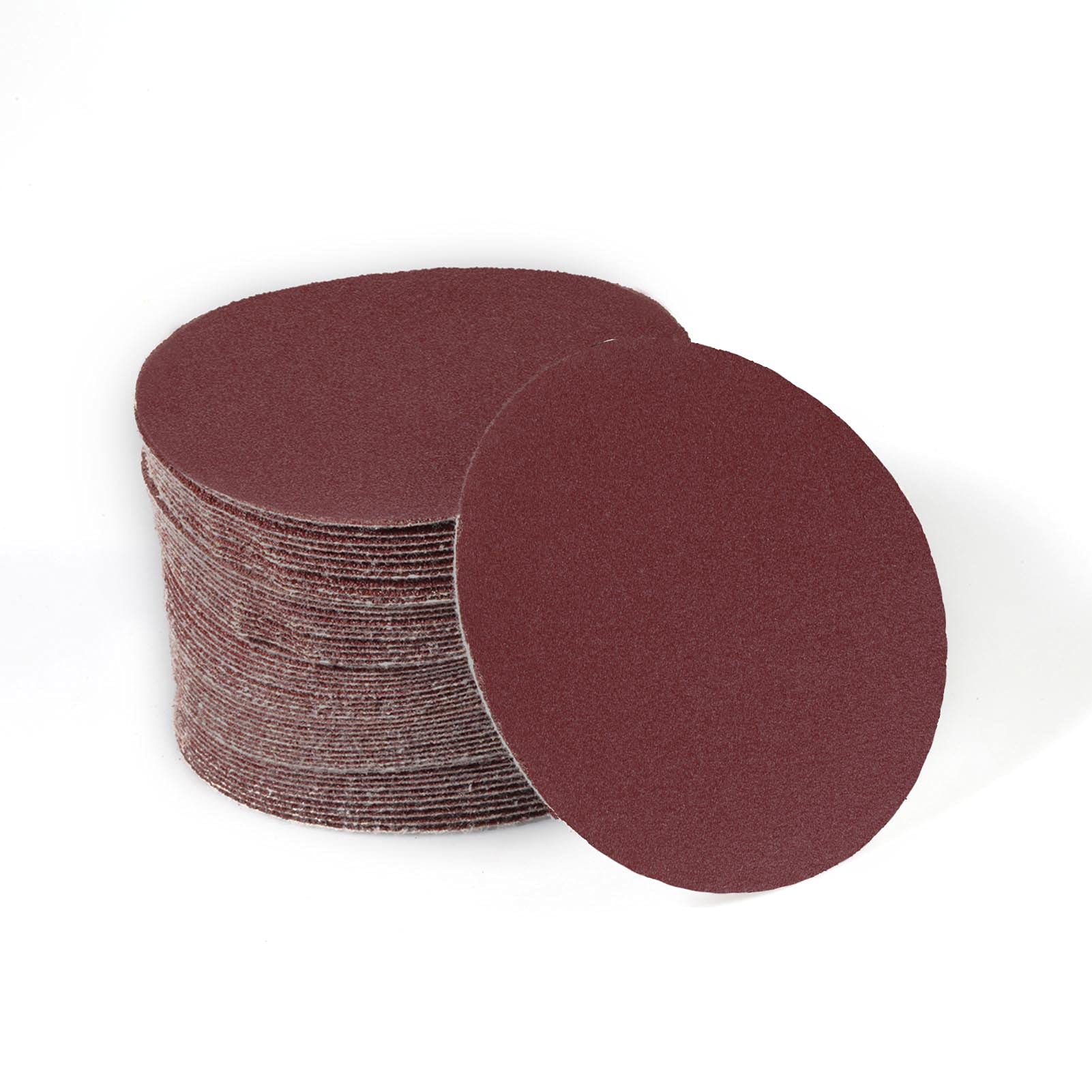 SPEEDWOX 50pcs Sanding Discs 4 Inches Sandpaper 400 Grit Hook and Loop Sanding Discs for Drill Grinder Rotary Tools No Hole