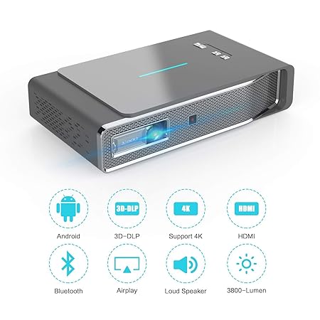 AI LIFE Proyector de Video LED 1920x1080 Proyector ...