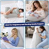Rohi Orthopaedic V Pillow with Pillowcase Anti Allergy Neck Back Support 70x30 view 6