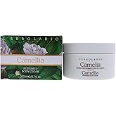 L’Erbolario Body Cream – Moisturizing Body Butter – Nourishes, Protects with Camellia Oils – Floral Scented Antioxidant Skin Care – Camellia – 6.7 oz