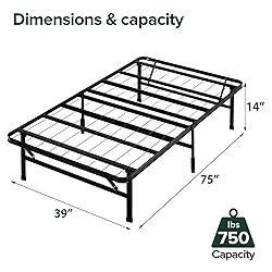 ZINUS SmartBase Tool-Free Assembly Mattress