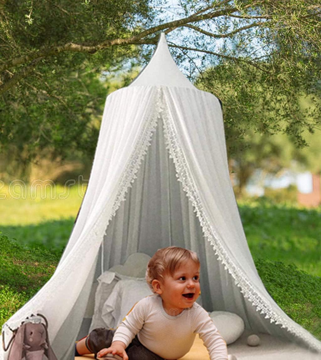 Decoration De Chambre Denfant En Forme De Dome Decoration De Salle Pour Le Bebe Moustiquaire En Coton Ciel De Lit Enfant Princesse Jeux Pour Enfants Tentes La Chambre De Bebe Bebe