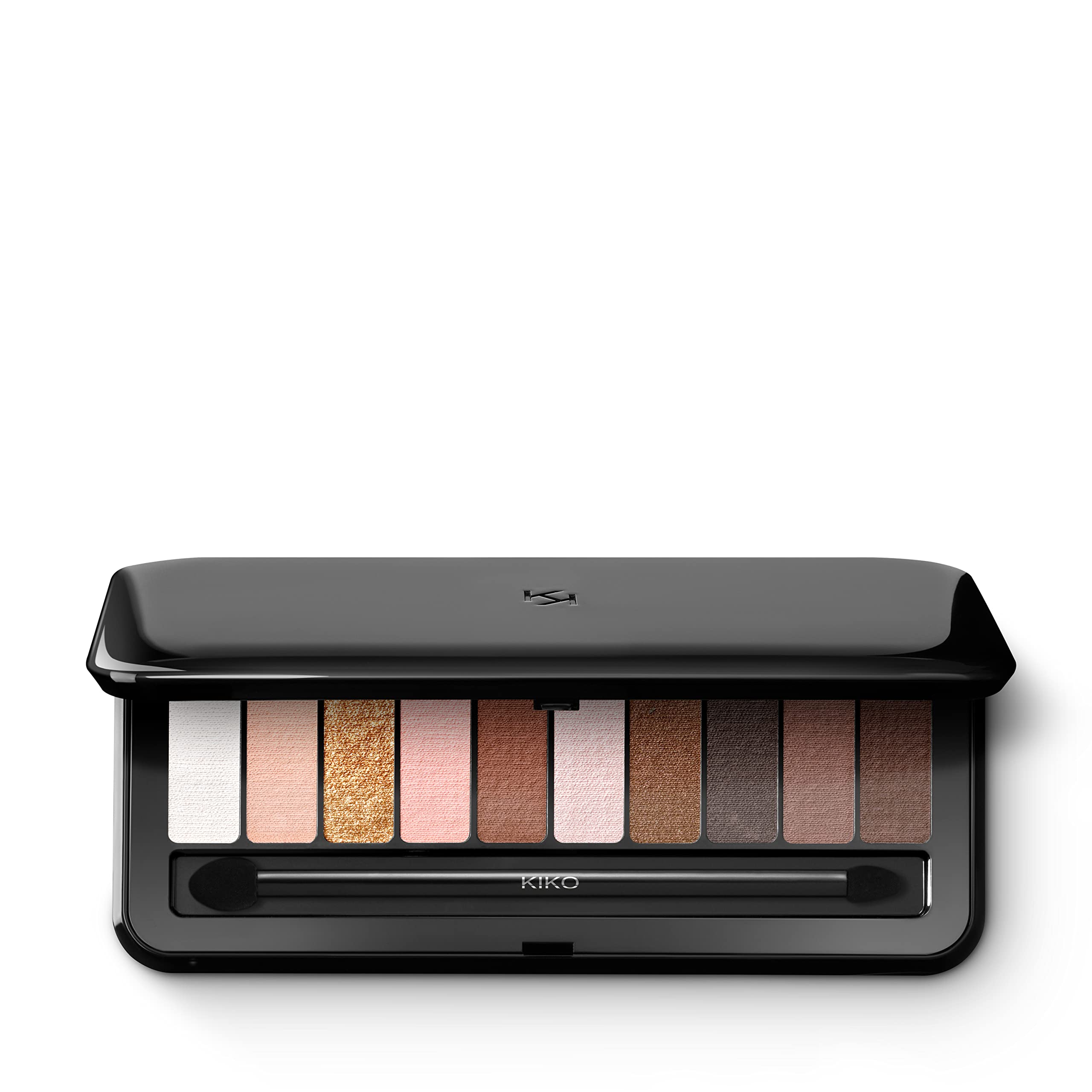 Photo 1 of Kiko Milano Soft Nude Eyeshadow Palette 02 | Palette With 10 Multi-Finish Eyeshadows: Pearly, Matte And Metallic