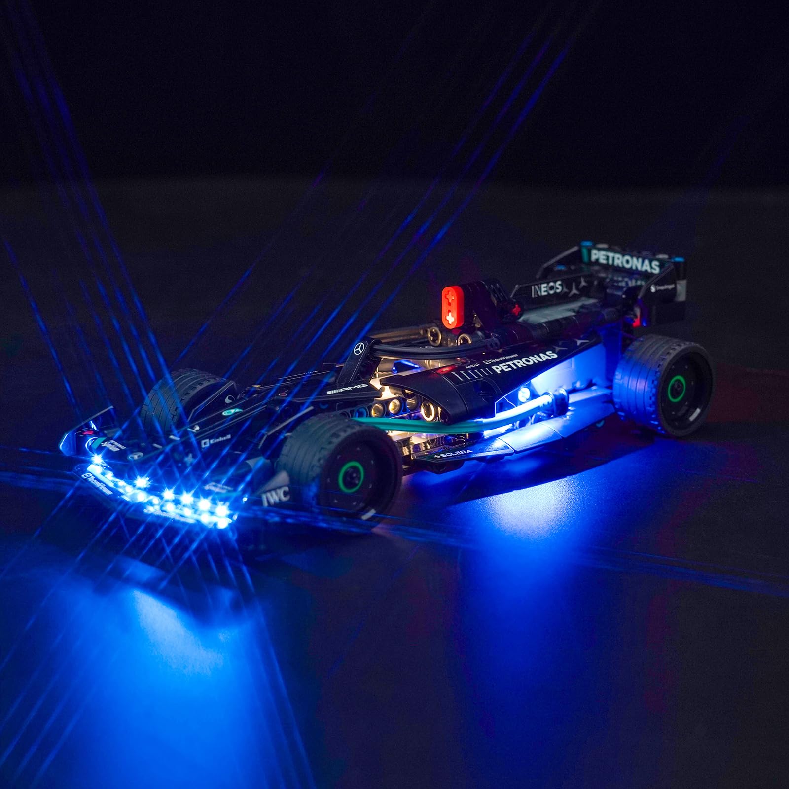 Led Light Set for Lego 42165 Mercedes-AMG F1 W14 E Performance Pull-Back (No Lego), Decoration Lighting Set for Lego Technic Mercedes-AMG F1 W14 E Performance Pull-Back Car Toys — image 1