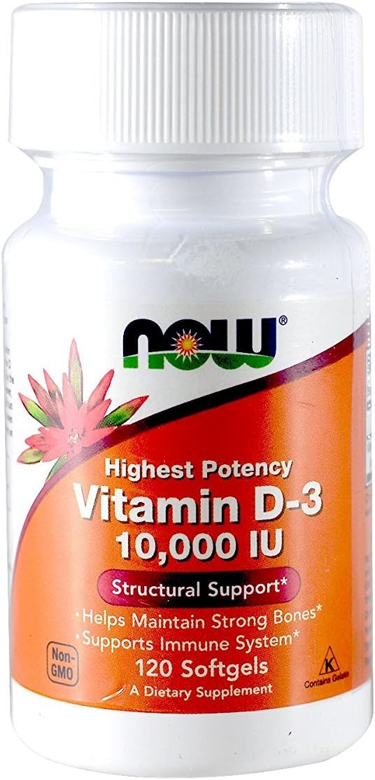 Vitamin D3 10,000 IU 120 Softgels Health & Personal Care