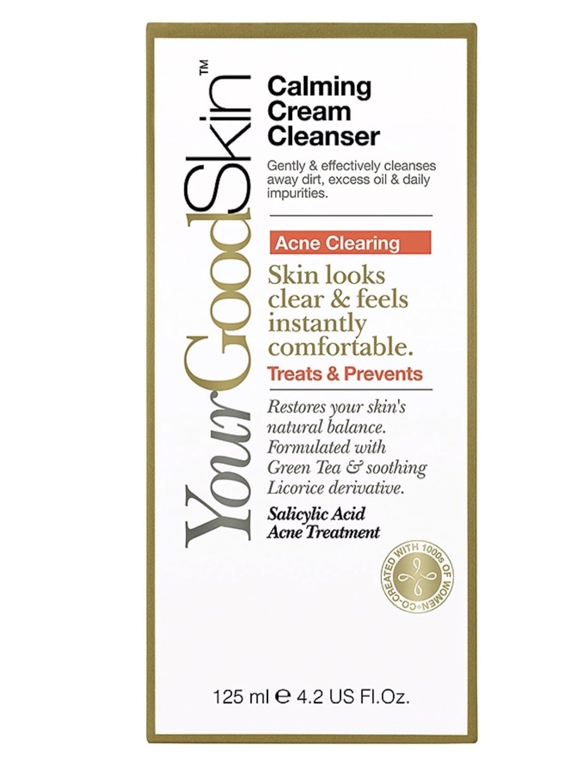 your good skin calming cream cleanser