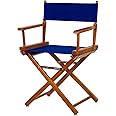 Casual Home 18" Director's Chair Honey Oak Frame with Royal Blue Canvas