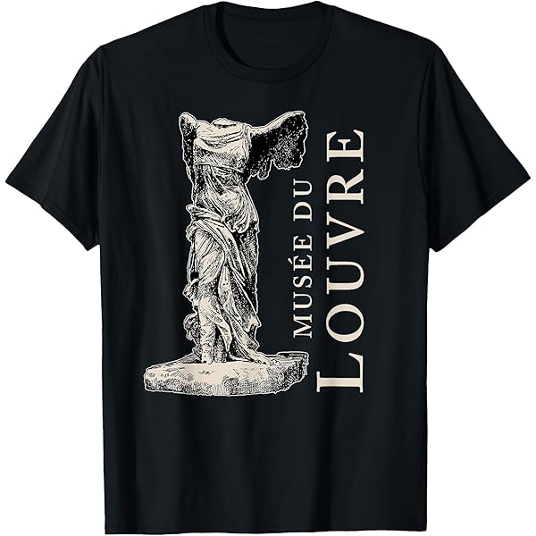 Amazon.com: The Louvre Museum Paris France Works of Art T-Shirt