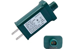 ZTTM Power Supply TS-13W29V 29V 0.45A 13W Class 2 Transformer Raintight IP44 US Plug Connector 1/2in 12mm Adapter Replacement for LED String Light, Holiday Lighting, Christmas X-Mas Tree