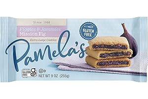 Pamela's Products Gluten Free Figgies and Jammies Cookies, Mission Fig, 9 Oz (Pack of 1)