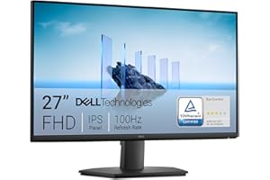 Dell 27 Monitor - SE2725HM - 27-inch Full HD (1920x1080) 16:9 100Hz Display, IPS Panel, 16.70 Million Colors, Anti-Glare, 1 H