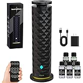 PARQUIX Waterless Cold Air Scent Diffuser Starter Kit with 5 Oils | Powerful Coverage up to 1,000 Sq Ft, Ideal for Home Office Bedroom Living Room and Spa