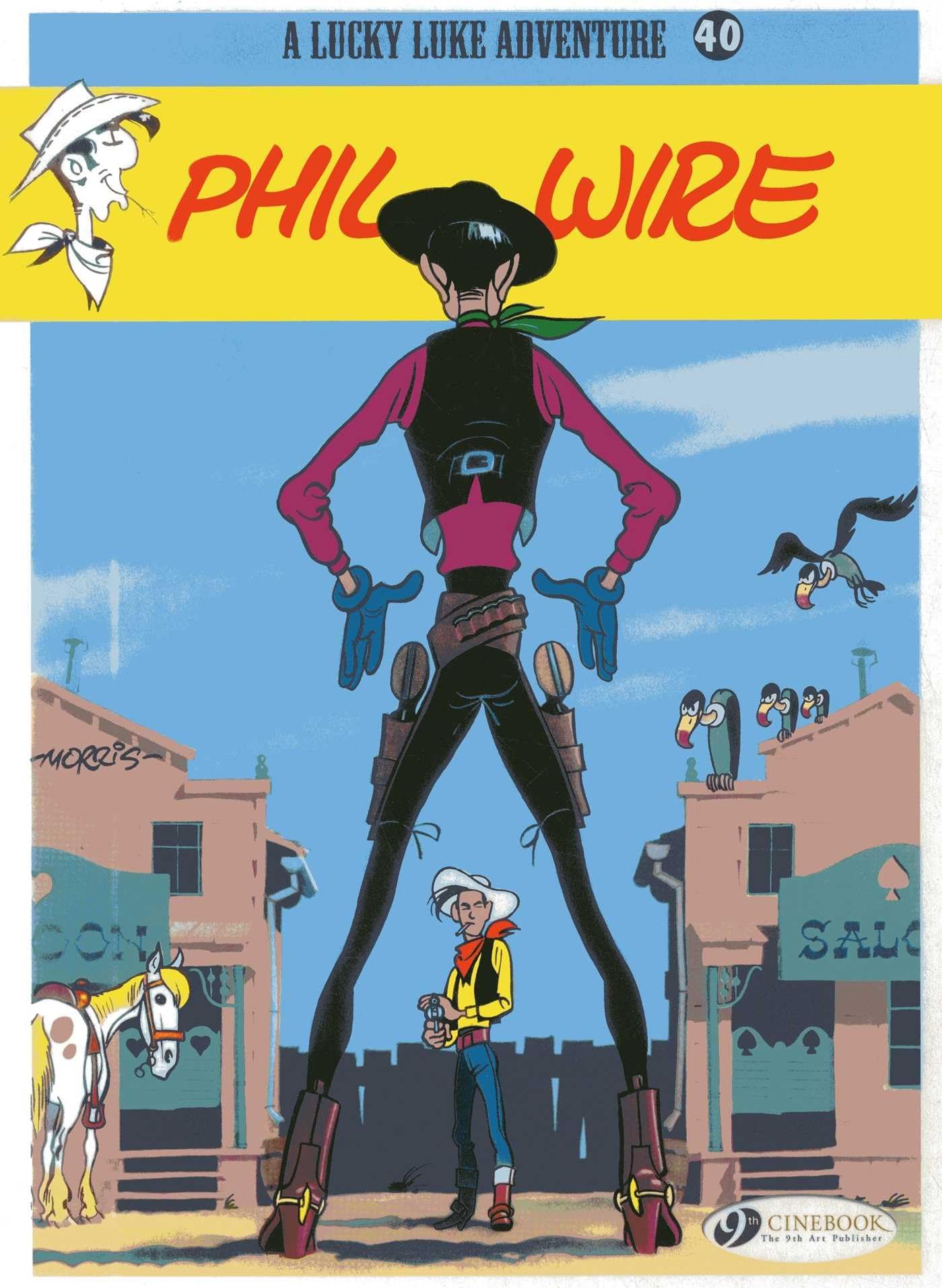 voir fiche du livre Lucky Luke - tome 40 Phil Wire (40)