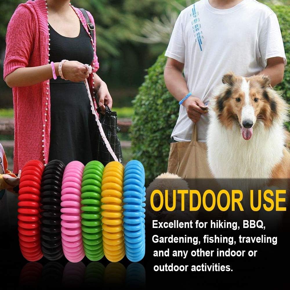Mosquito Repellent Bracelets (12 Pack Individually Wrapped) Natural and Waterproof Wrist Bands for Adults, Kids, Pets, DEET Free, Safe for Travel Protection.: Health & Personal Care
