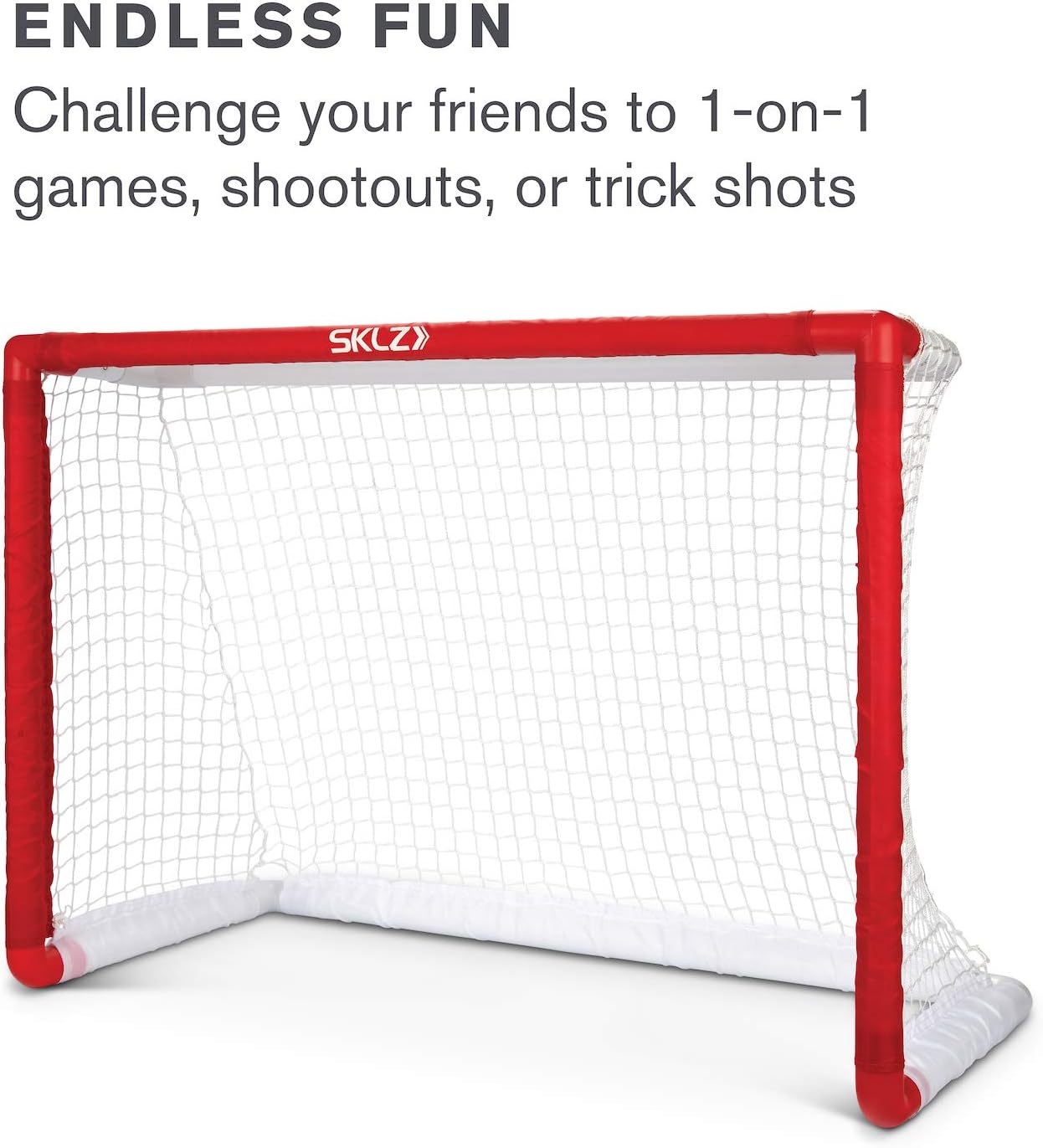SKLZ Pro Mini Indoor Miniature Hockey Set, includes 2 Goals, 2 Sticks, and 1 Foam Ball : Sports & Outdoors