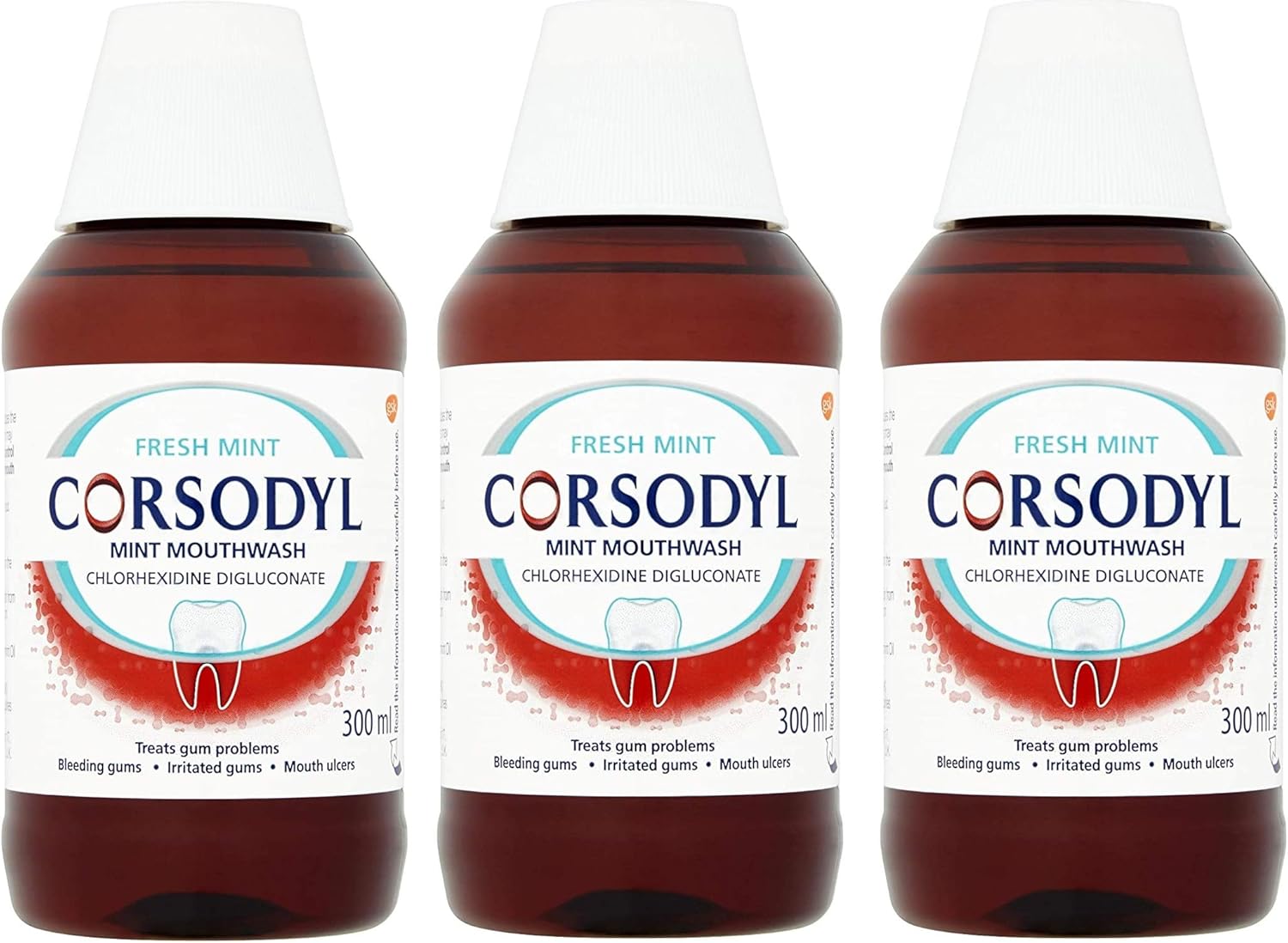 Corsodyl Mouthwash Mint Triple Pack BigaMart