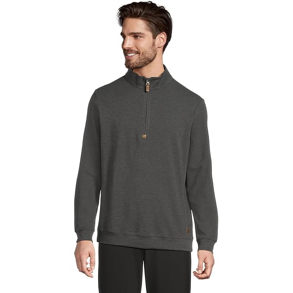 TravisMathew Men's Wanderlust 1/4 Zip Black S at Amazon Men's