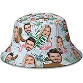 Custom Bucket Hats with Faces for Men Women Design Your Own Personalized Beach Fishmen Hats Customized Hat for Gifts