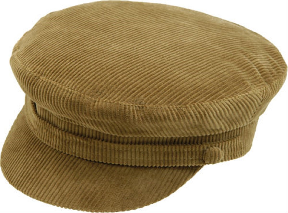 Failsworth Mariner Cord Cap Fawn Medium