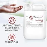 Ocean Free 80% Alcohol Hand Sanitiser Gel 5L with Pump Kills 99% Bacteria view 5
