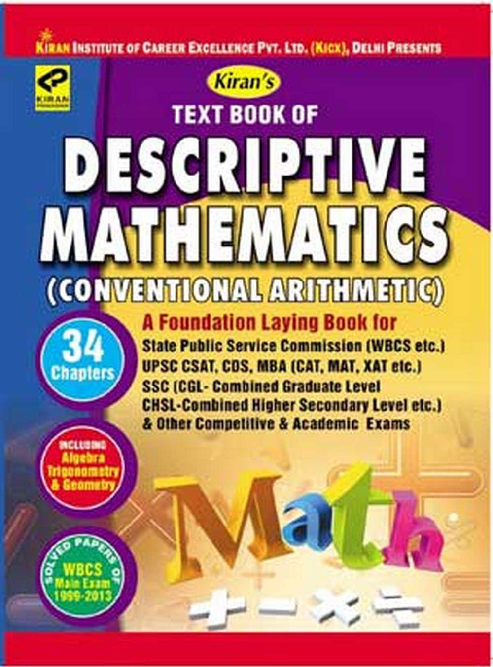 Text Book of Descriptive Mathematics (Conventional Arithmetic) – 978 Text Book of Descriptive Mathematics (Conventional Arithmetic) – 978